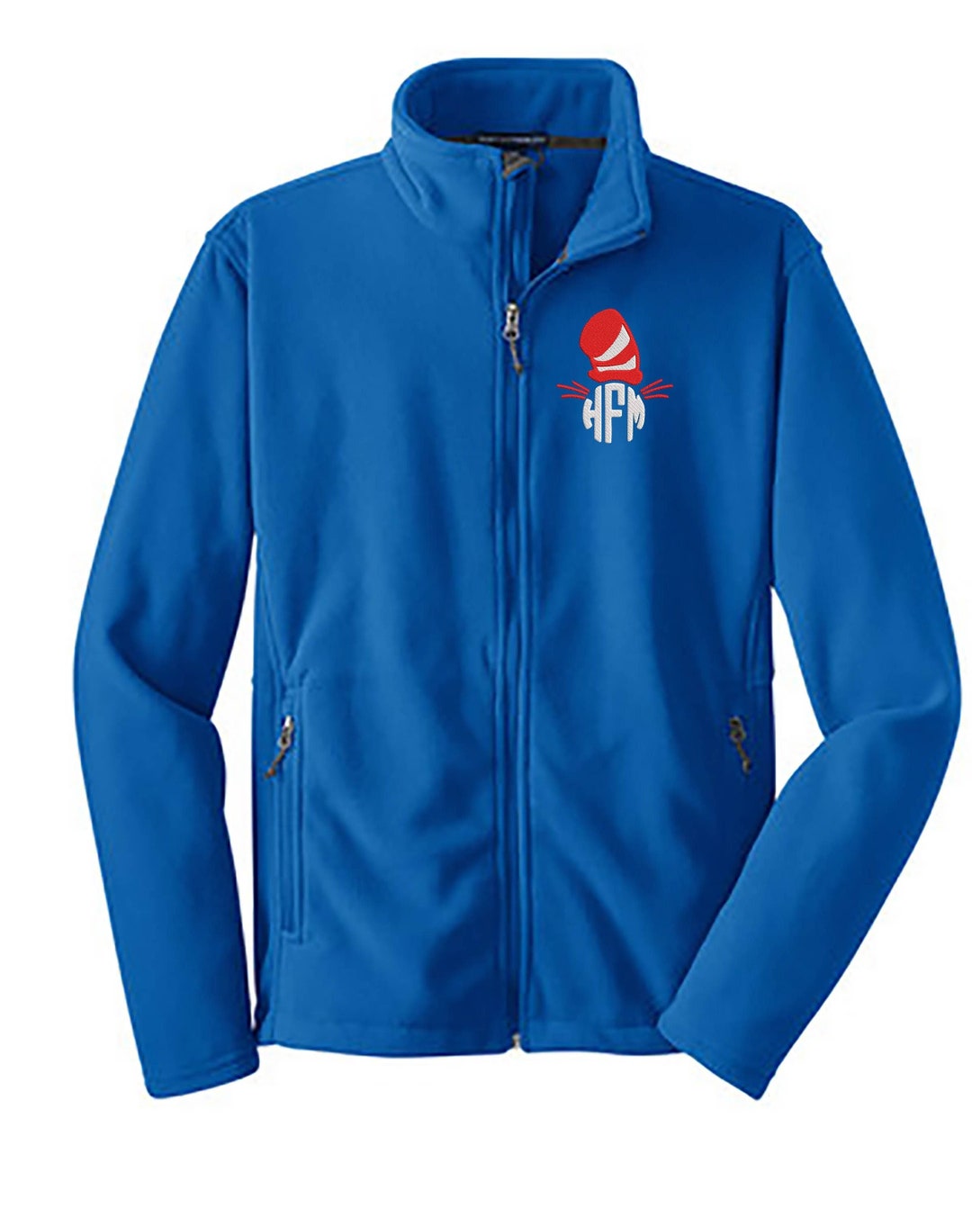 Embroidered Unisex Personalized Teacher Fleece Jacket. Teachers Gifts ...
