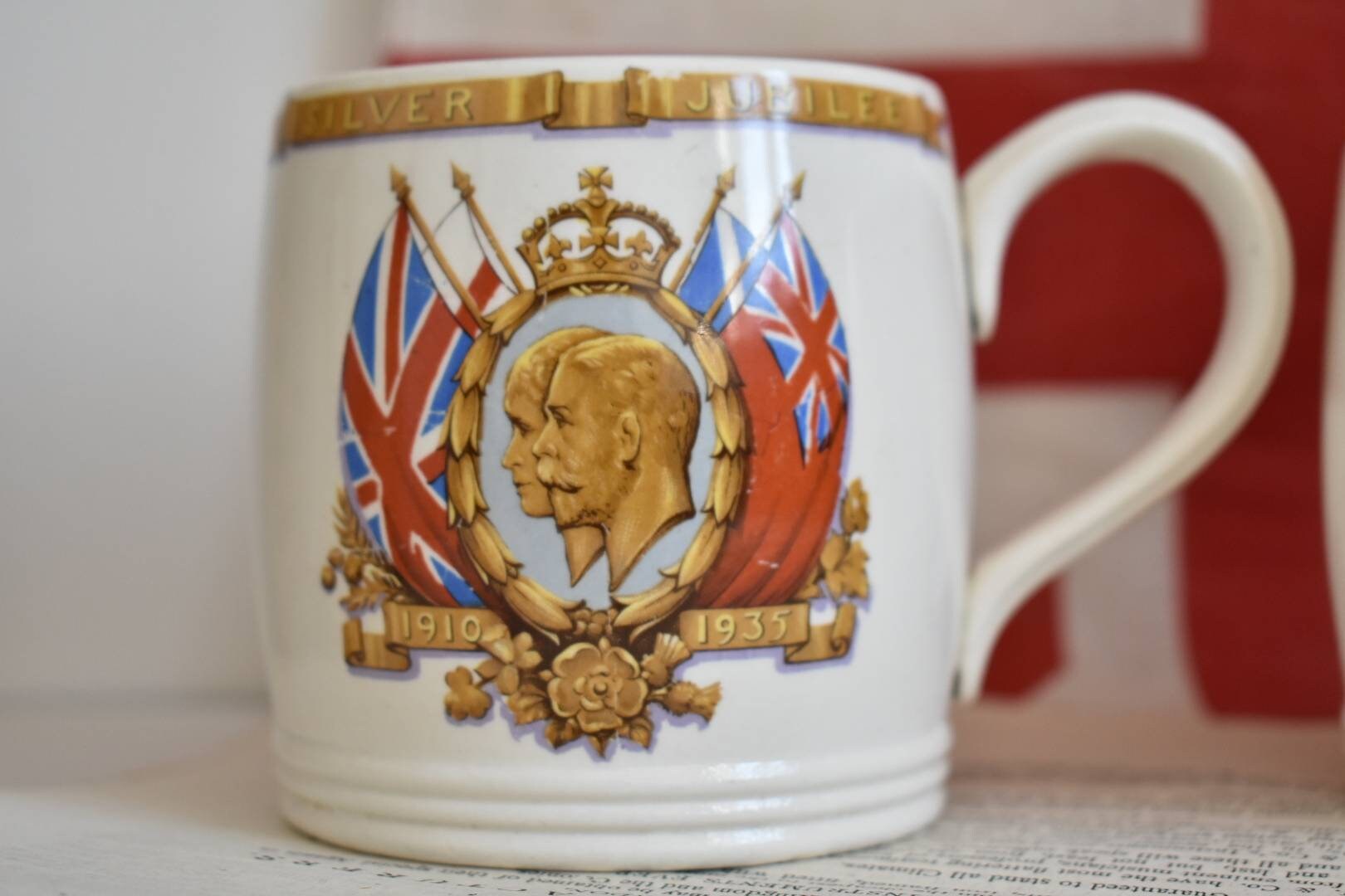 Vintage Commemorative Silver Jubilee Cup 1935 V & Etsy UK