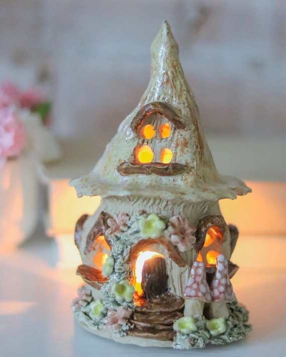 Ceramic house night light deals