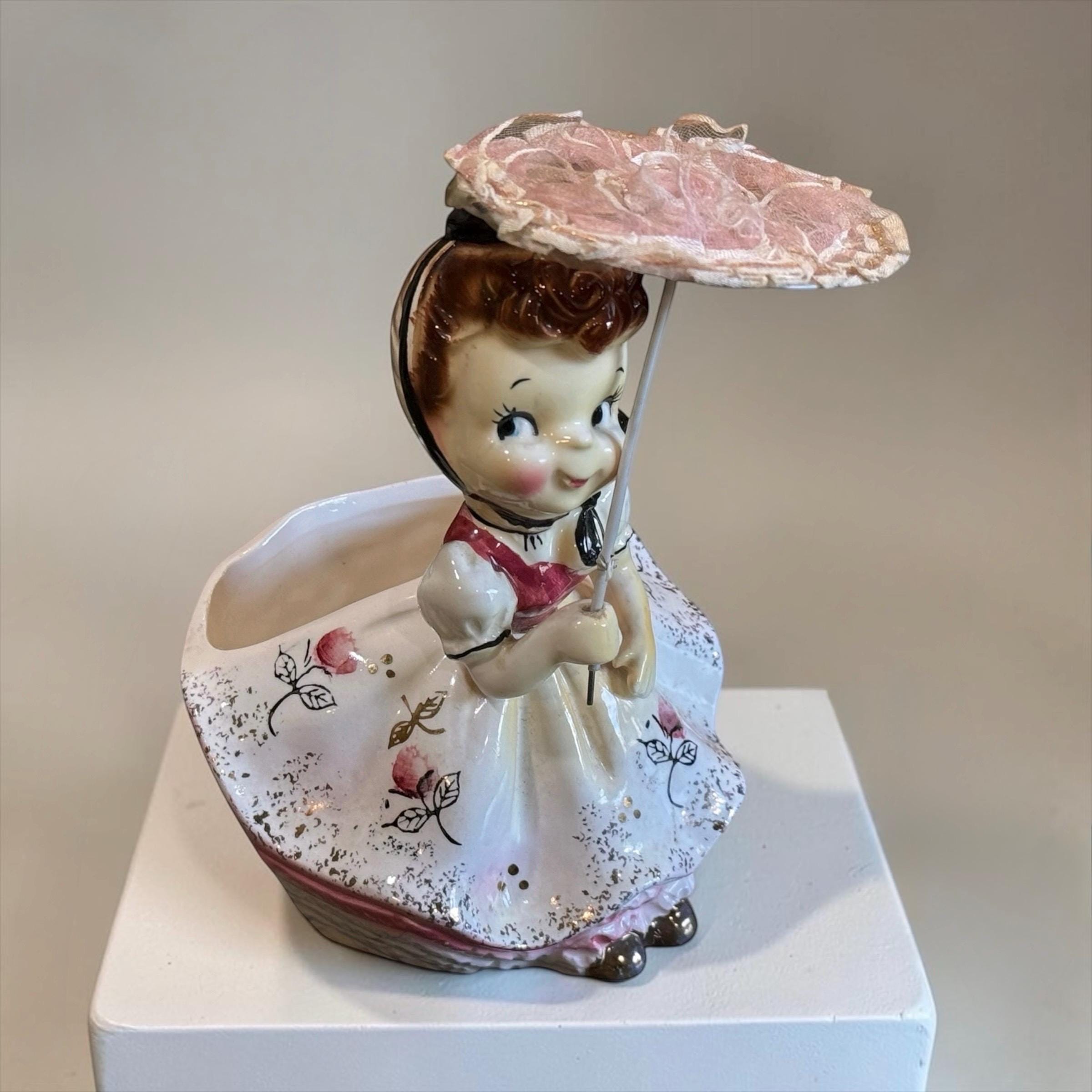 1960s Girl Planter - Etsy