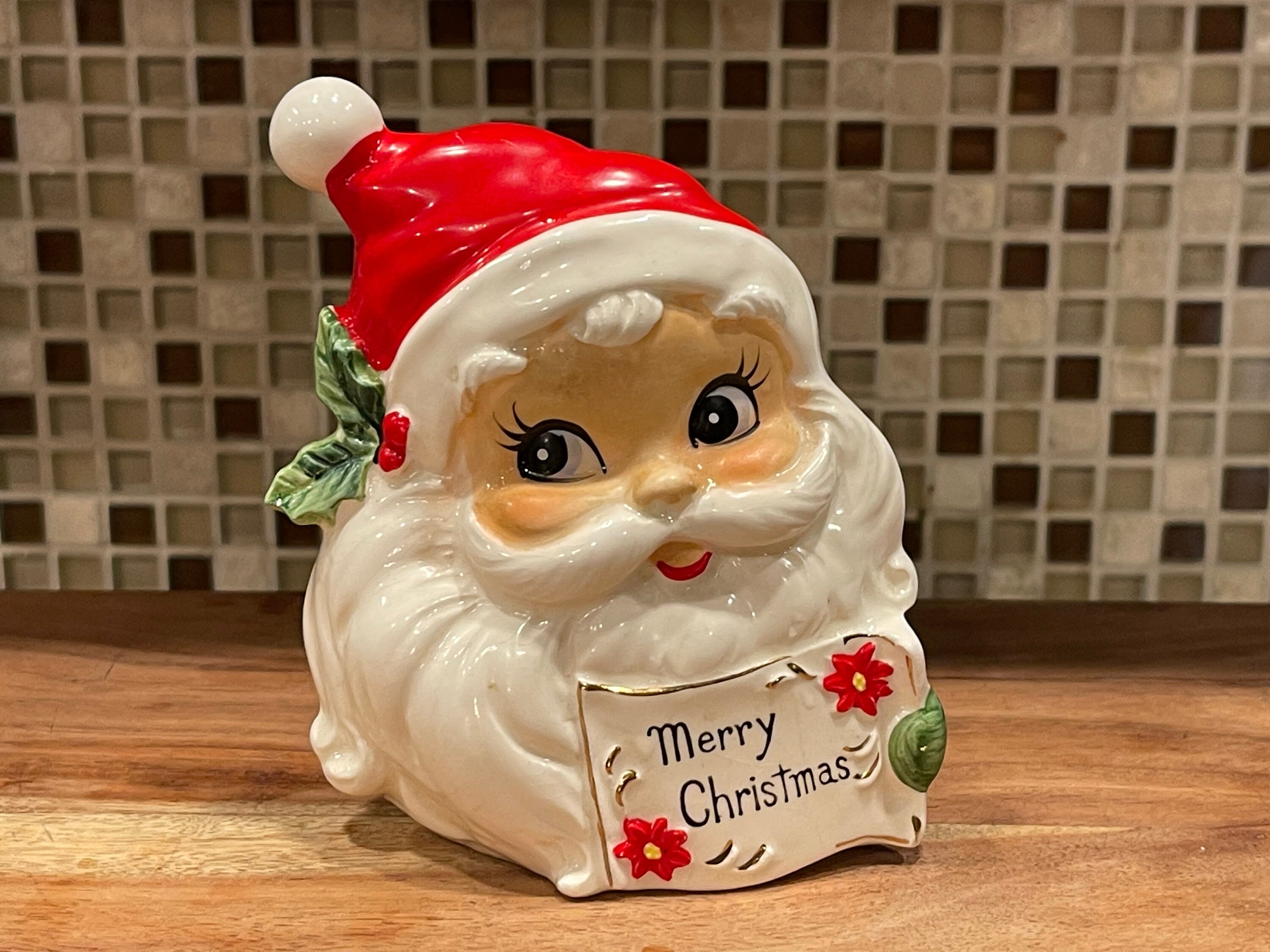 Santa napkin holder discount