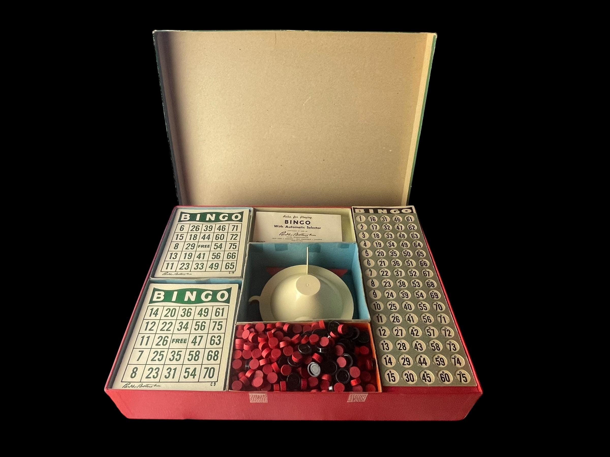 BINGO Game…with Automatic Selector…parker Bros…75 Plastic Call