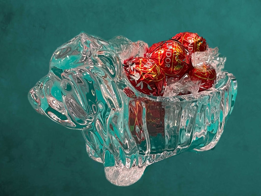 DOG CANDY Dishterrierthick Glassdog Bowltrinket Etsy