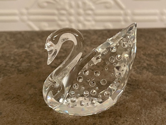 SWAROVSKI SWAN FIGURINE…Limited Edition Swan…Water Droplet