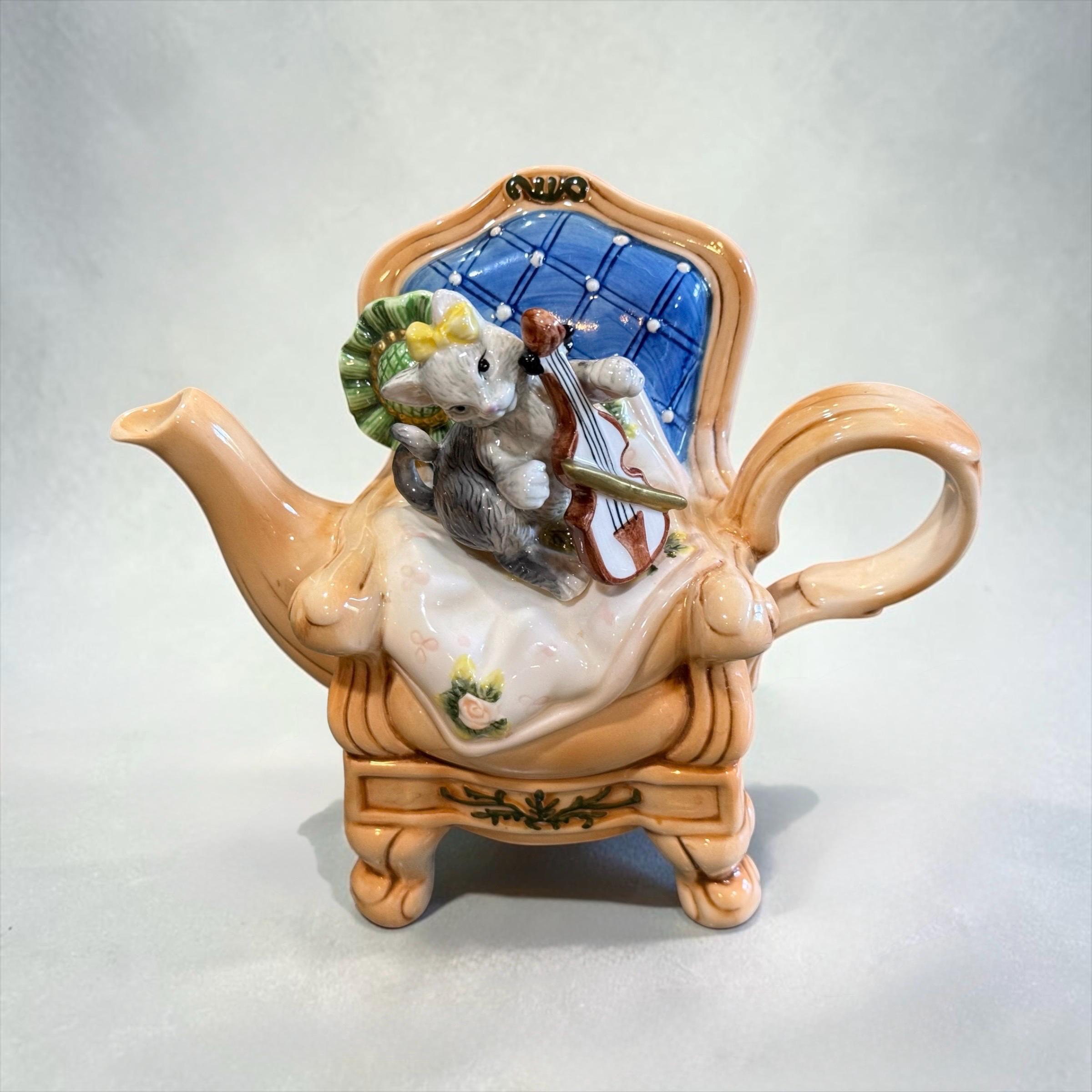 Vintage Teapot Music Box - Etsy