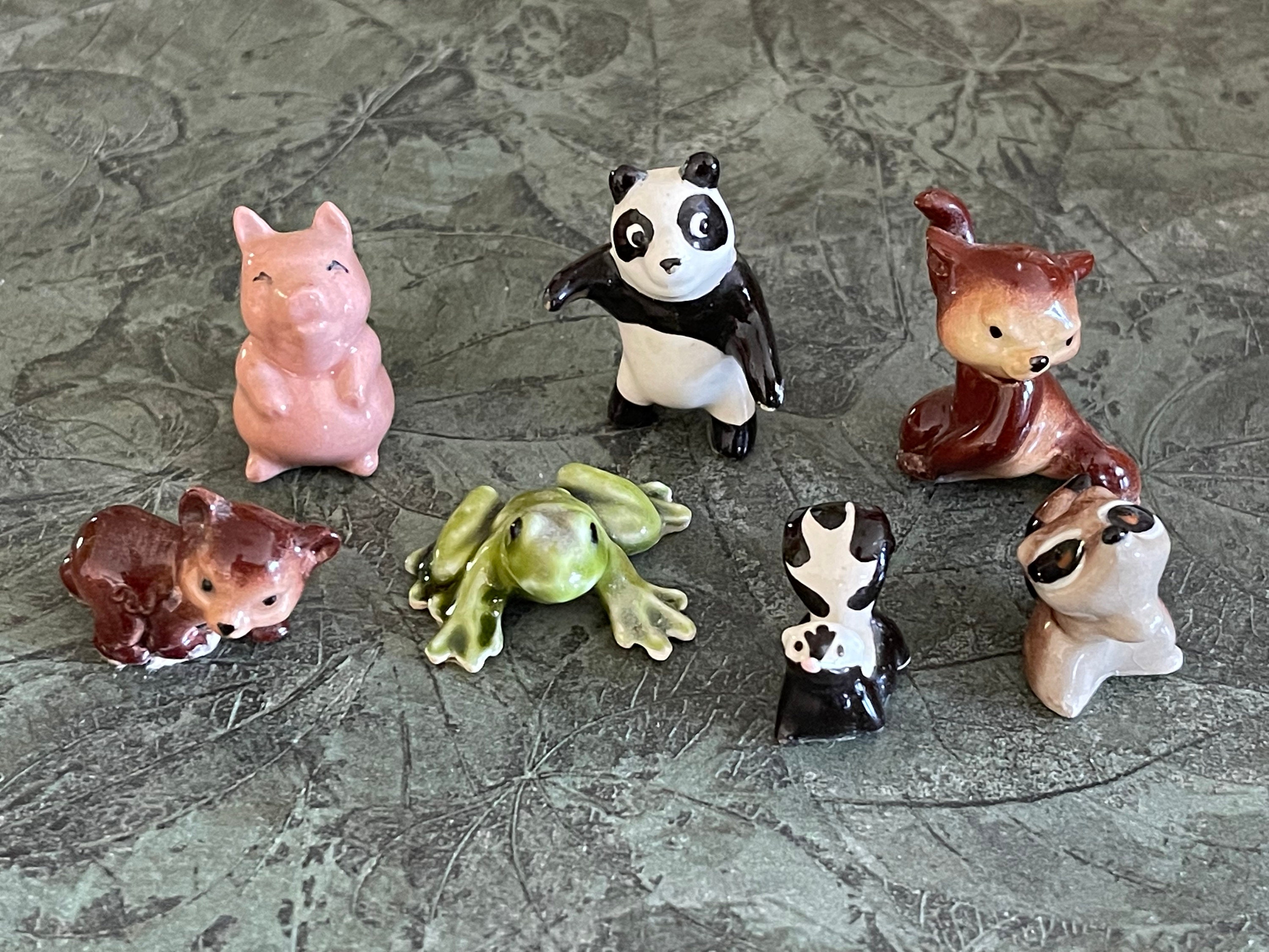 HAGEN-RENAKER りすの親子 HAGEN RENAKER COLLECTION of 7 Miniature Animals…highly