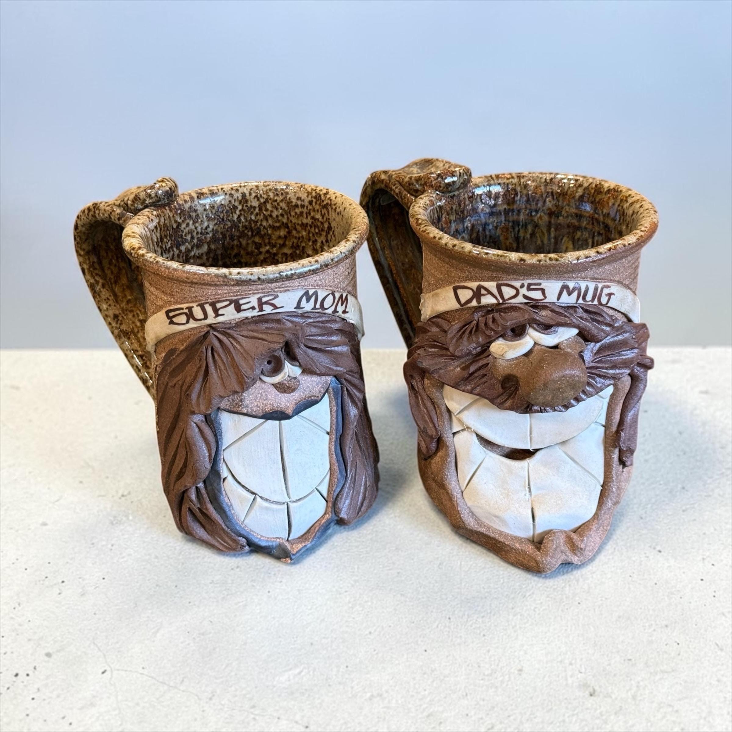 アメリカ70年代ヴィンテージ困ったお顔が可愛すぎるパグの陶器 70s Ugly Mug - Etsy
