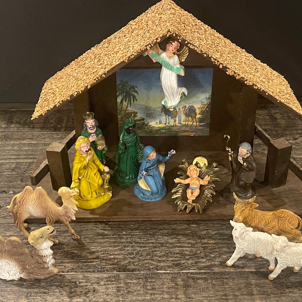 Italian Nativity Set Etsy