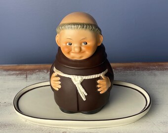 Vintage Goebel Friar Tuck Sugar Bowl With Lid Z37 Hummel