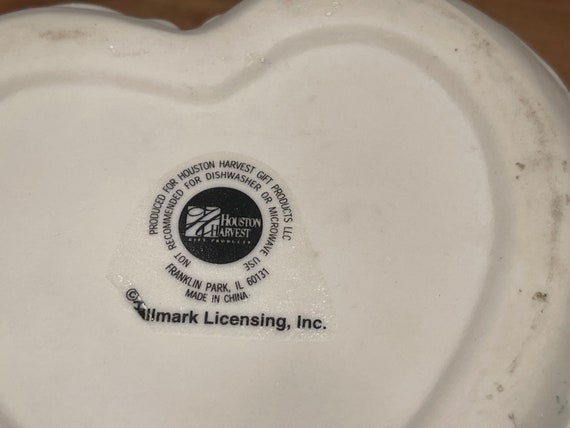 HALLMARK PRAYING ANGEL Covered dish…Heart Shaped…… - image 7