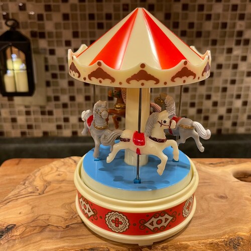 Music Box Horse Carousel Etsy