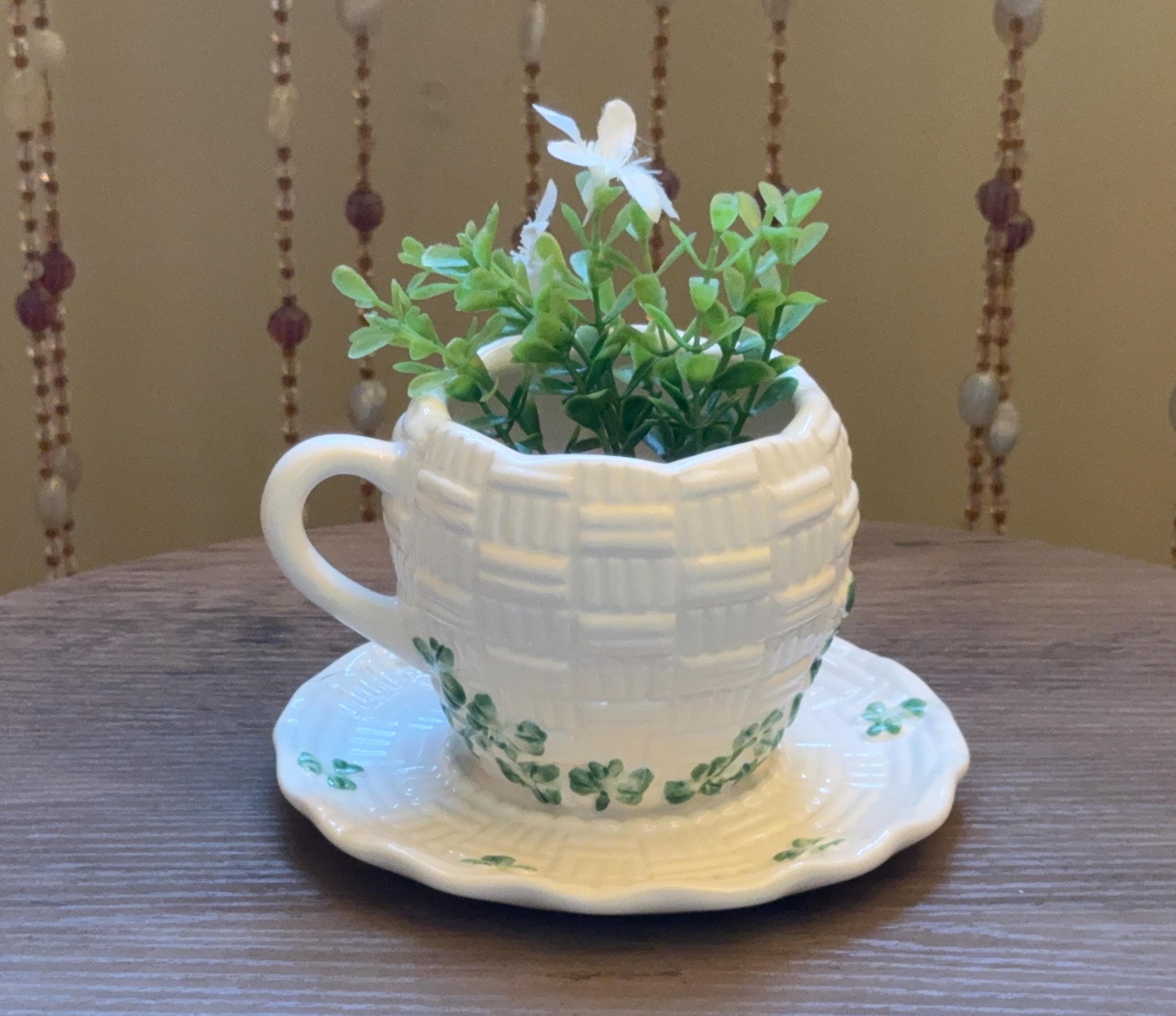 Clover Miniature Tea Set - Etsy