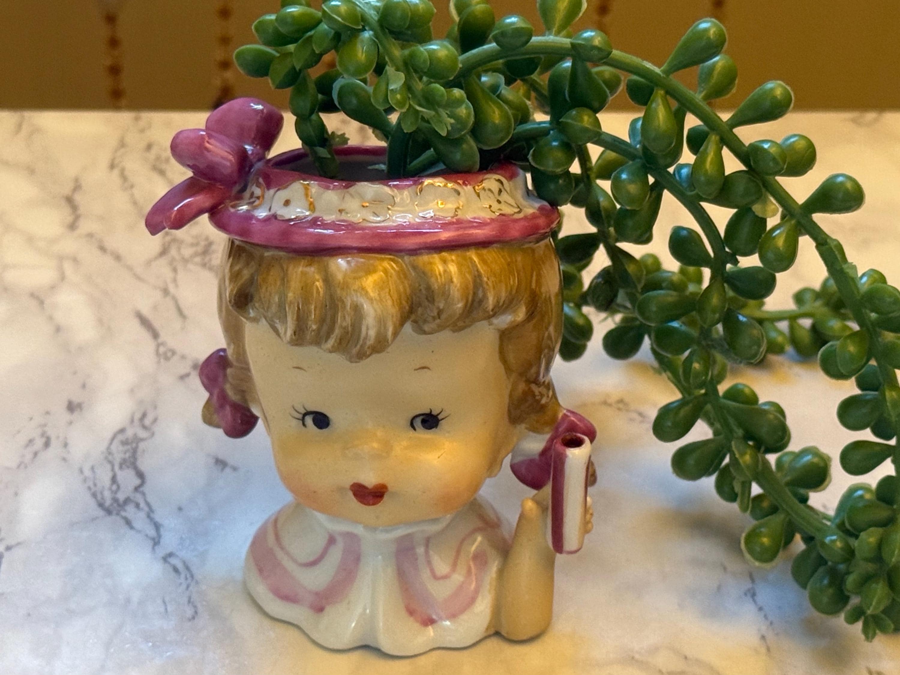 Head Vase Girl Umbrella - Etsy