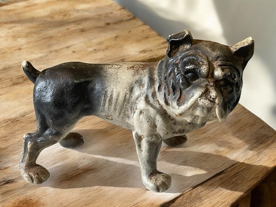 Mini Cast Iron Bulldog Metal Paperweight Heavy Weight Bull Dog Figure Desk Decor Mini Cast Iron Bulldog Metal Paperweight Heavy Weight Bull Dog Figure Desk Decor