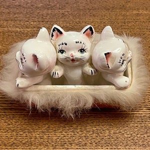 猫、子猫、動物、ピューター、小型、置物、1 インチ、ミニチュア、小像