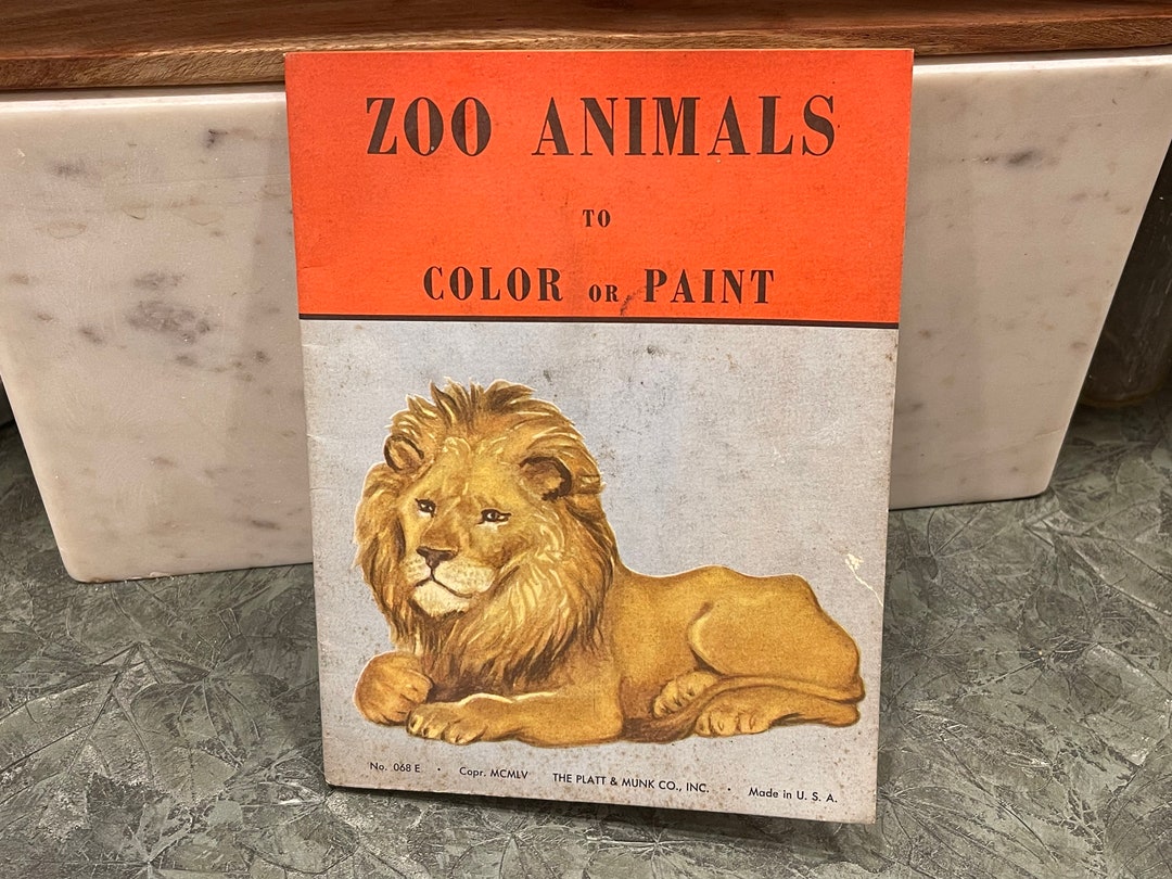 ZOO ANIMALS Color Or Paint Book195514 Animal Color Pagesthe Etsy zoo-animals-color-or-paint-book195514-animal-color-pagesthe-etsy