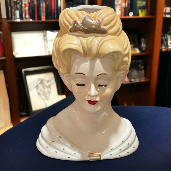 Giant Lady Head Vase Etsy