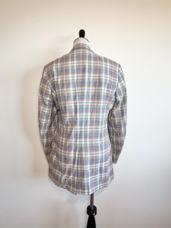 Vintage 70s Men’s India Madras Blazer Sport Coat … - image 14