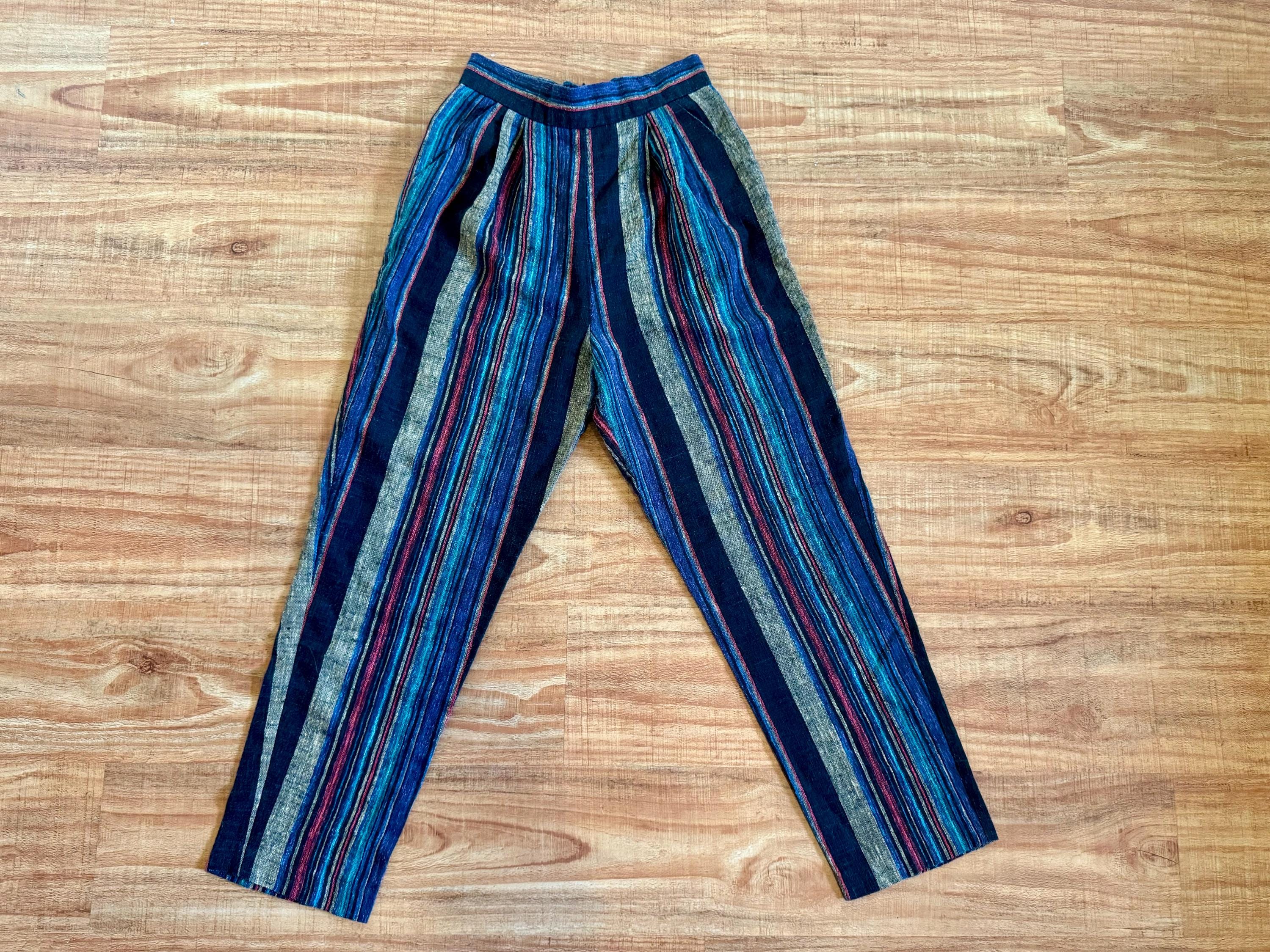 90s Striped Pants - Etsy