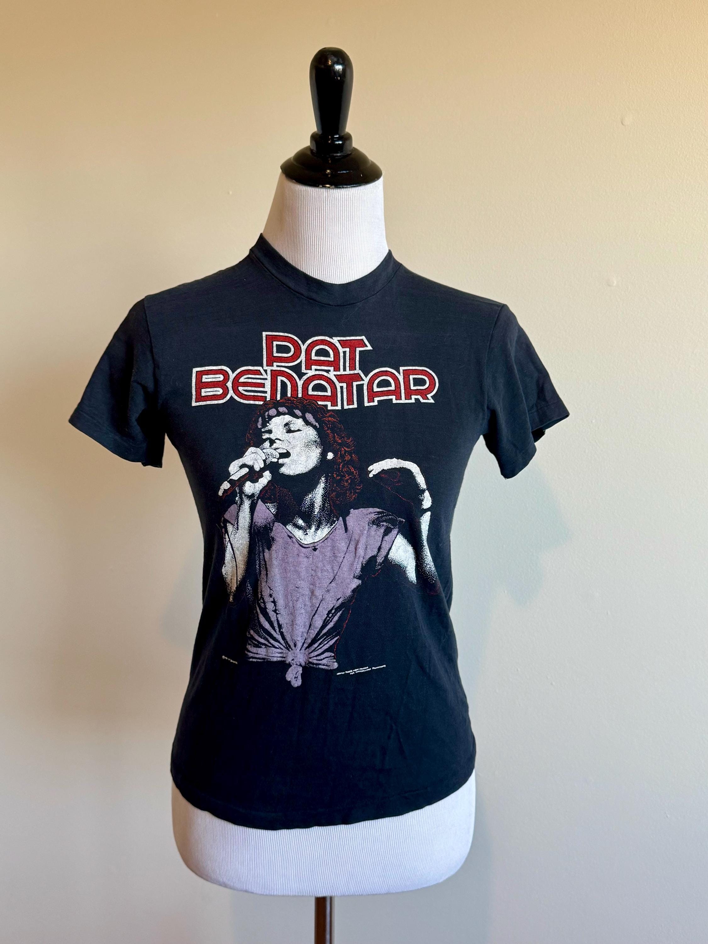 PAT BENATAR ROCKS. イベントTシャツ 1986年 Vintage Pat Benatar Concert T-shirt - Etsy