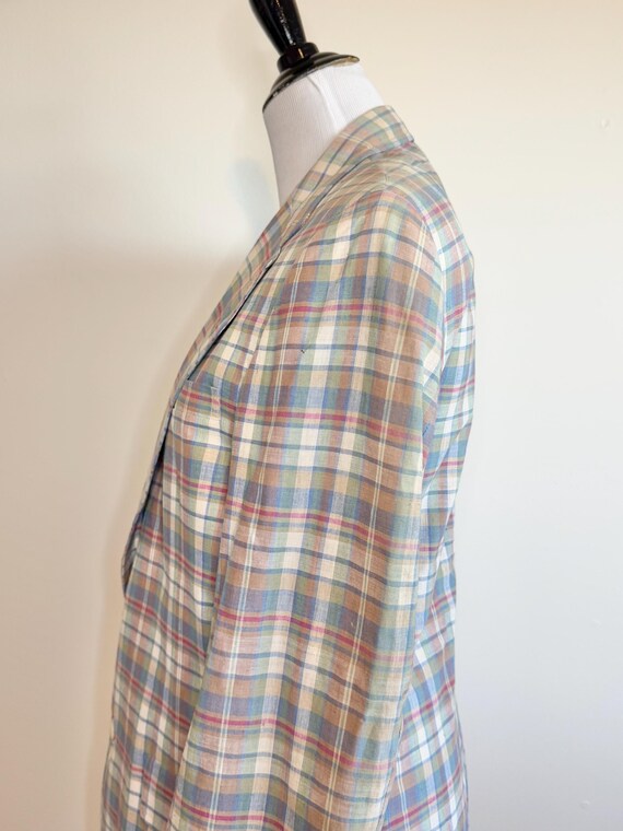 Vintage 70s Men’s India Madras Blazer Sport Coat … - image 13