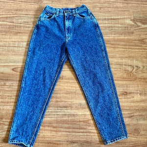 LEE Vintage Stone Washed Mom Jeans High Waisted 80s 90s