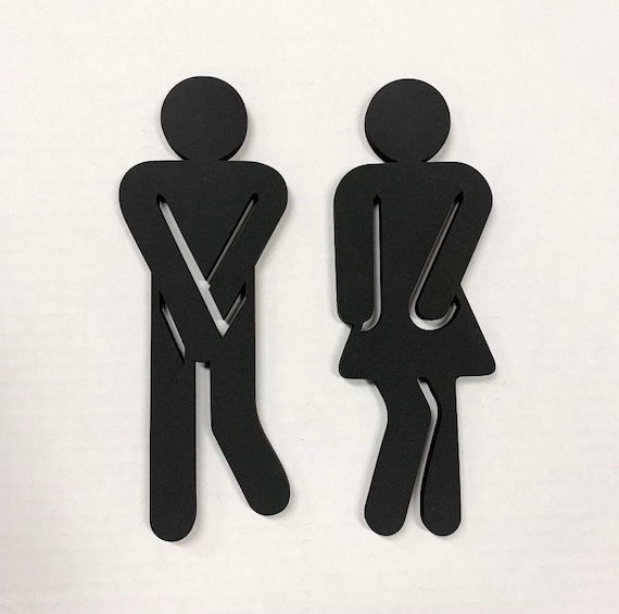 Gotta Go Funny Bathroom Sign People Wood Cutouts 7 Color - Etsy Gotta Go Funny Bathroom Sign People Wood Cutouts 7 Color - Etsy