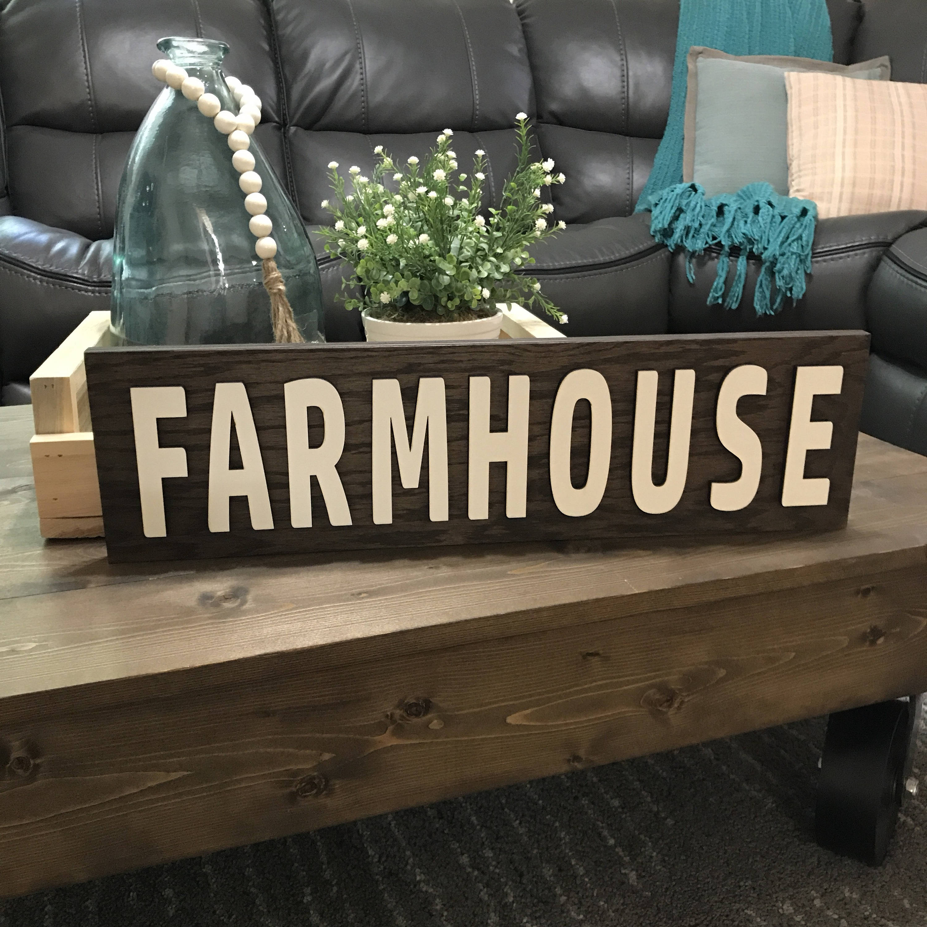 Farmhouse Wooden 3d Sign Laser Cut Wood Letter Sign Etsy