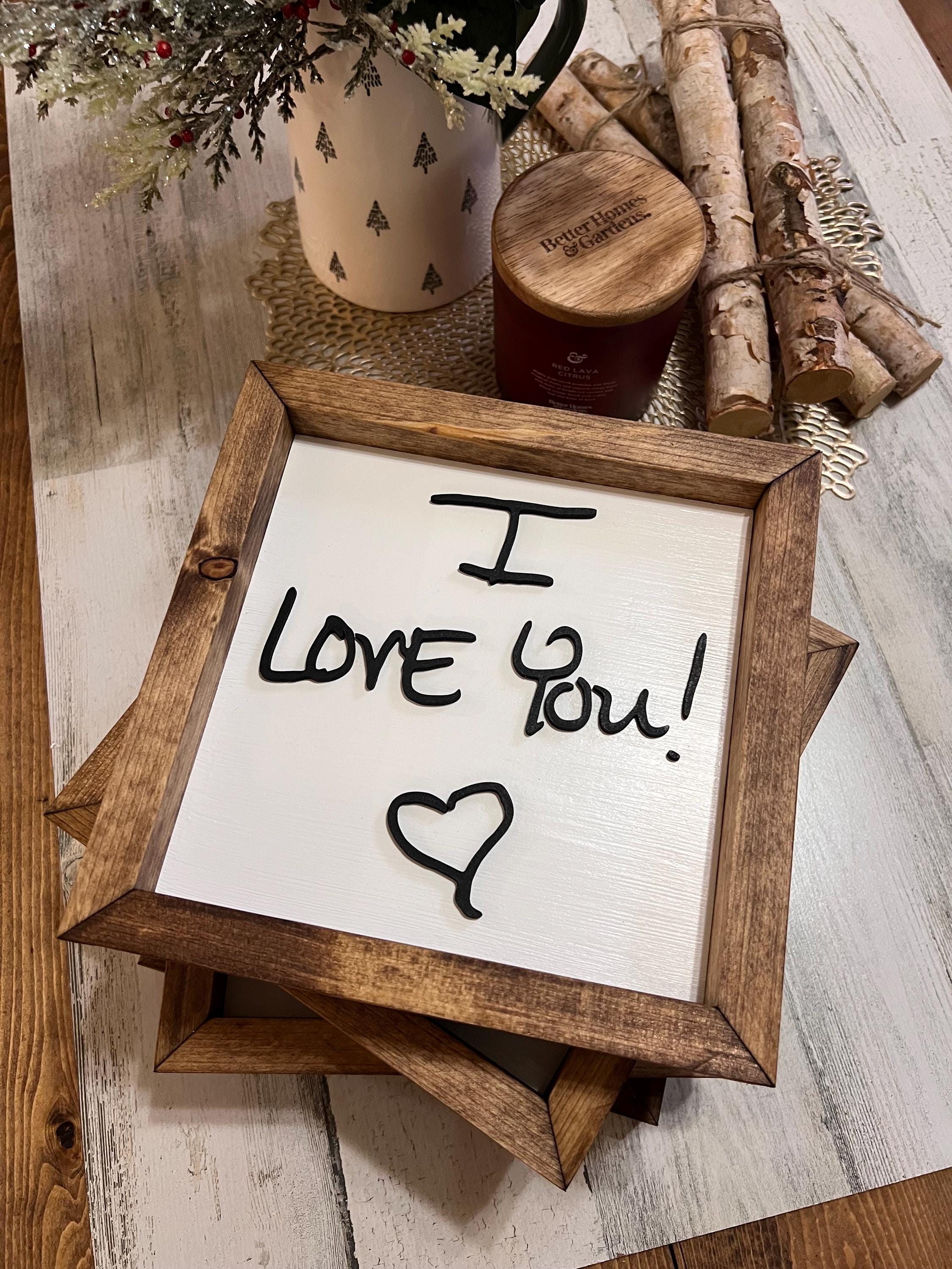Custom Handwriting Sign: Memorial Keepsake Gift