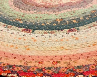 Handcrafted Jelly Roll Rug