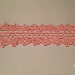 Crochet Napkin Rings, 100% Cotton, Sets of 4,8,12, Pink. image 3