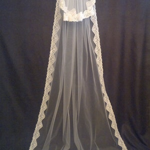 Cathedral Veil, Two Layers, Ivory image 1