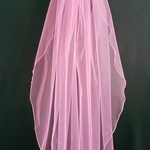 Pink Wedding Veil