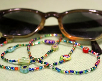 Eyeglass Chain - Sunburst - Eyeglass Cord/ Mask Chain