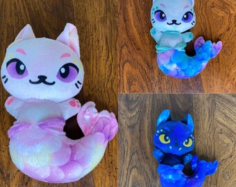 cat mermaid toy