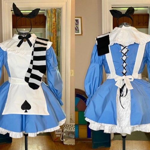 Alice in Wonderland Cosplay Kimono Dress - Etsy