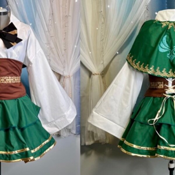 Venti Cosplay Kimono Dress Genshin Impact Lolita