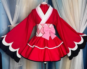 Celeste Animal Owl Crossing Cosplay kimono dress Lolita