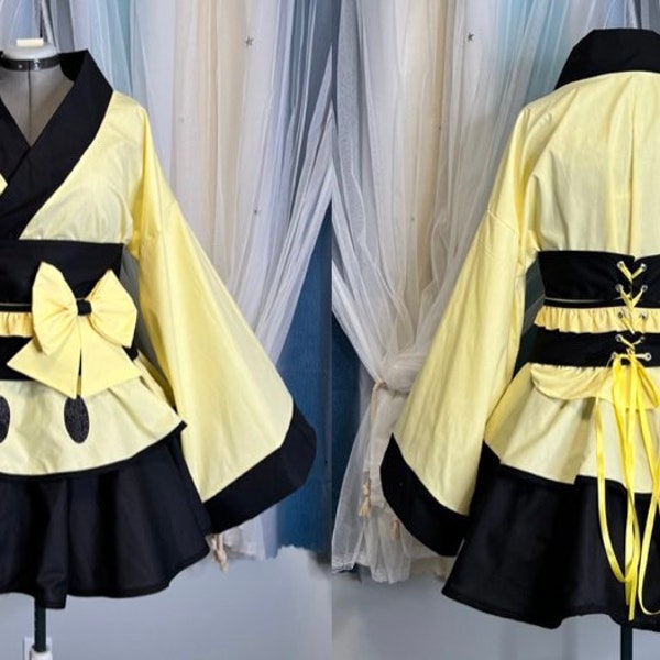 Pokemon Mimikyuu Cosplay Kimono Dress Lolita