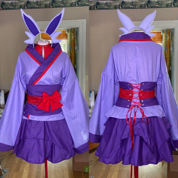 Pokemon Espeon Cosplay Kimono Dress Gijinka Eeveelutions Etsy