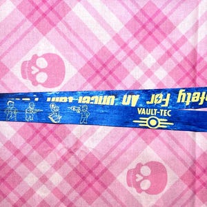 Fall Out Vault Tec Lanyard for keychain or badge