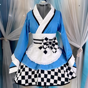 Alice in Wonderland Cosplay Kimono Dress Walolita Lolita