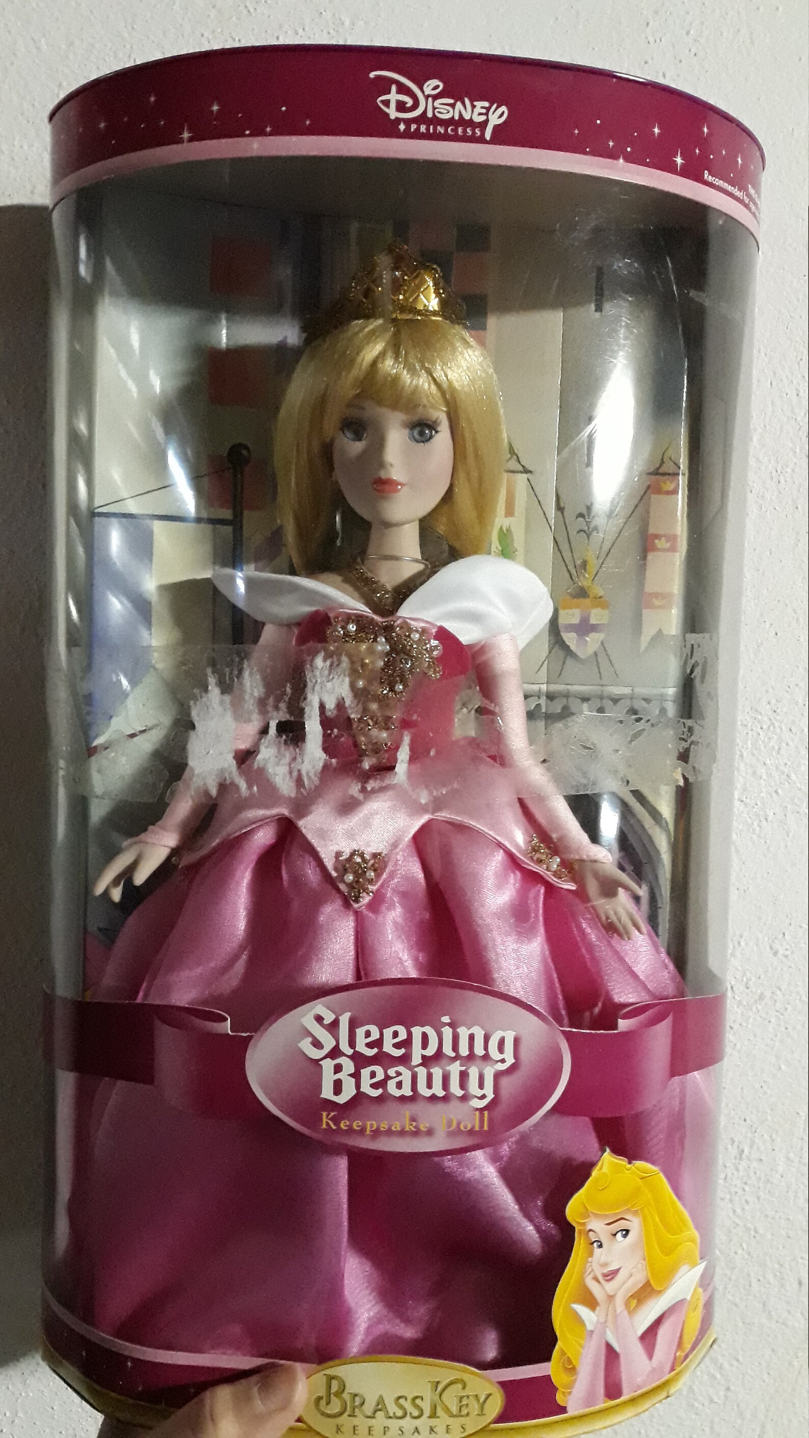 RARE Brass Key 2004 Sleeping Beauty porcelain doll Disney Etsy