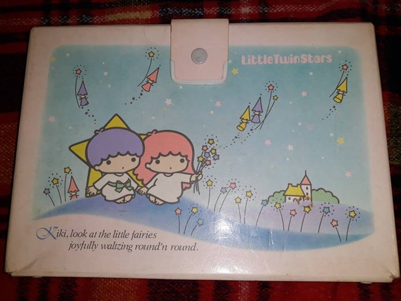 VINTAGE SANRIO 1976 Little Twin Stars rare storage