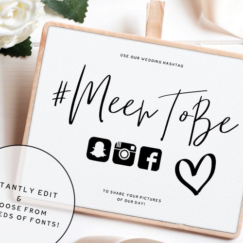 Oh Snap Sign Template Wedding Sign Template Wedding Hashtag - Etsy