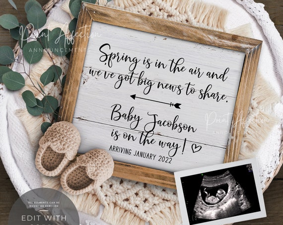 Download Letterboard Announcement Print Affection Digital Announcements