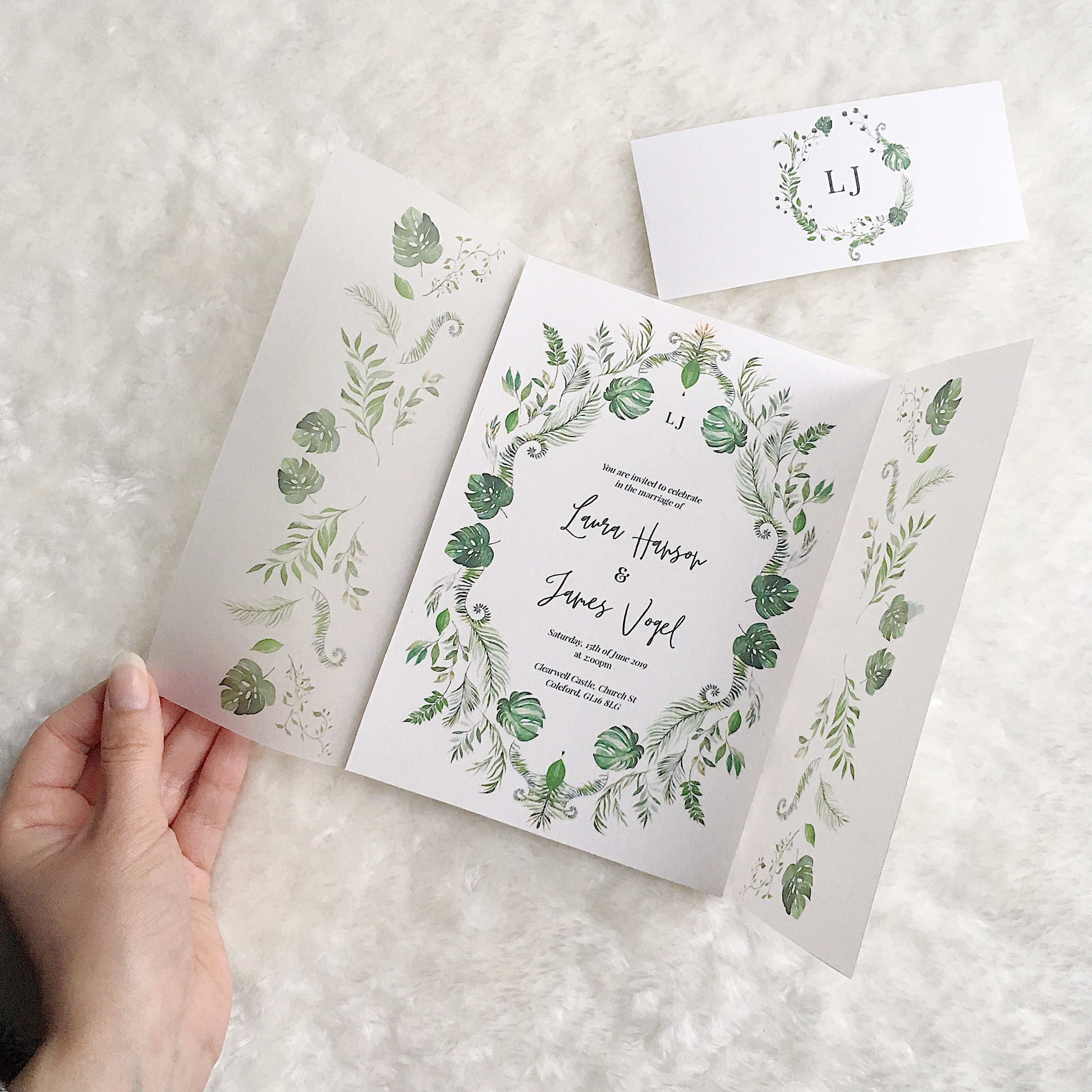 Printable Vellum Sleeve for Invite- Vellum Wedding Invitation Wrap ...