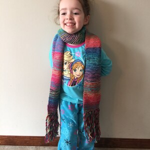 Candy Colored Sparkly Scarf