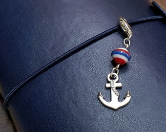 Planner Charm, Nautical Charm, Anchor Charm, Charm for Notebook