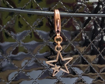 Star Planner Charm | Antiqued Copper Star Charm | Copper Charm | Notebook Charm | 1 per order